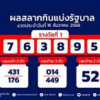 ตรวจเลขงวดนี้